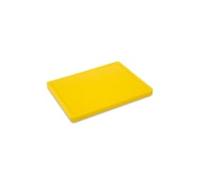 METRO Professional Planche à découper, GN 1/2, polyéthylène haute densité (HDPE), 32,5 x 26.5 x 2 cm, jaune