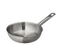 METRO Professional Poêle à Frire Ø 20 cm en acier inoxydable Résistante au Four, Compatible Induction