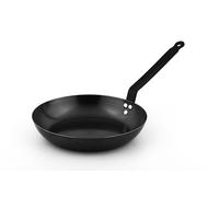 METRO Professional Poêle en Acier au Carbone, 28 cm, Compatible Induction et Four, Surface Nitrurée, Poignée Rivetée