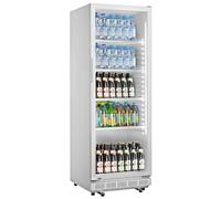 METRO Professional Réfrigérateur à Boissons GSC2360, Acier/Verre/Plastique, 62x63.6x175.3cm, 347L, Refroidissement: Ventilateur Statique, 180W, Blanc