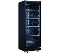 METRO Professional Réfrigérateur à Boissons GSC2360B, Acier/Verre, 62 x 63.6 x 175.3 cm, 347 L, avec Serrure, Noir