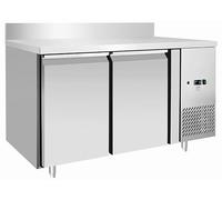 METRO Professional Table de refroidissement GCC2100BS Acier Inoxydable 215L Refroidissement par air 250W Dégivrage Automatique avec Serrure, Argent