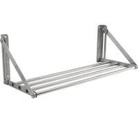 METRO Professional ƒtagre Murale Pliante GFWS1180, Acier Inoxydable, 80 x 30 x 26.5 cm, 30 KG, argentŽ