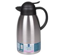 METRO Professional Verseuse isotherme en acier inoxydable avec une capacité de 2 litres et un bouton pression idéal pour les restaurants, les événements et la restauration