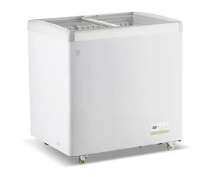 METRO Professional Vitrine de Congélation GICC1192, -25°C à -18°C, Porte Coulissante, 184 L, Serrure avec lanc