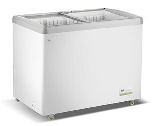 METRO Professional Vitrine de Congélation GICC1260, -25°C à -18°C, Porte Coulissante, 249 L, Serrure avec lanc