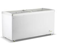 METRO Professional Vitrine de Congélation GICC1466, -25°C à -18°C, Porte Coulissante, 447 L, Serrure avec Clé, Blanc