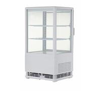 METRO Professional Vitrine RŽfrigŽrŽe GGC2058, Verre/Plastique, 42.8 x 38.6 x 81 cm, 58 L, Blanc