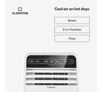 Metrobreeze New York 7k climatiseur mobile 7000 BTU/2,1 kW CEE A télécommande A