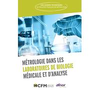 Métrologie dans les laboratoires de Biologie Médicale et d'Analyse