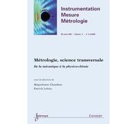 Metrologie science transversale de lamecanique a la physicoc - Chambon - Hermes Science Publications - broché - Livre