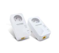 Metronic 2 adaptateurs CPL netsocket Duo 600 600 Mb/s avec prise gigogne