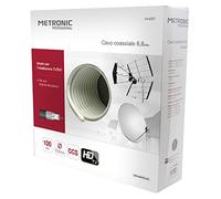 Metronic 3420744142212 Câble coaxial, Blanc