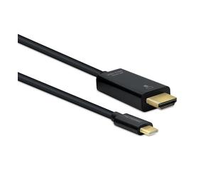 Metronic 370201 Câble USB-C vers HDMI 4K UHD / 60Hz HDR, jusqu'à 3840 x 2160p, compatible TV, écran PC ou projecteur, mâle/mâle, 1,5 m