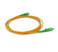 Metronic 370234 Câble Fibre Optique (Jarretière Optiques) SC/APC Monomode 2 M Compatible Box fibre Internet Orange Livebox, SFR et Bouygues Telecom Bbox - Orange