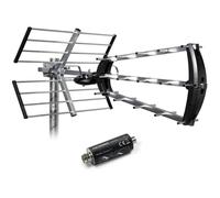 METRONIC 415054 Antenne d'extérieur trinappe 26 DB + Filtre 694 MHz 857