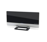 METRONIC 416807 Antenne TV Intérieur Puissante Amplifiée et Extra Plate Compatible 4K UHD - Réception TNT Haute Définition - Noir