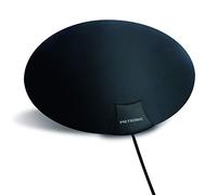 METRONIC 416962 Antenne Intérieure Meilleure Reception TNT Compatible 4K UHD - 694 MHz Filtre 4G / 5G - Facile à Installer et Puissante - Face Noire ou Blanche