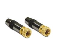 Metronic 419102 Jeu de 2 Fiches F Noir