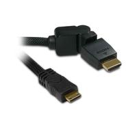 Câble HDMI mini HDMI METRONIC 419305 avec Ethernet 1,5m Noir Noir G