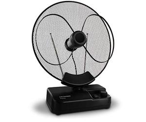 Metronic 426994 Antenne UHF/VHF Intérieure PRIMA gain 49 dB (gain réglable) Noir