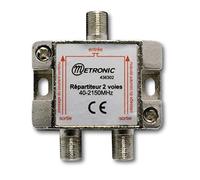 Metronic 432500 Boitier Coupleur decoupleur Satellite + Hertzien