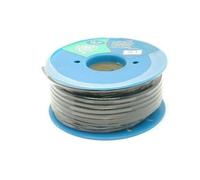 METRONIC - 438226 - CÂBLE COAXIAL NOIR EN BOBINE - ROULEAU DE 25M BLINDE