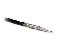 METRONIC - 438226 - CÂBLE COAXIAL NOIR EN BOBINE - ROULEAU DE 25M BLINDE