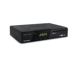 Metronic 441667 Décodeur TNT / FRANSAT Satellite Terminal HD PVR READY - TNT Gratuite Parabole Satellite Eutelsat - avec Carte FRANSAT - Fonction Enregistreur TV