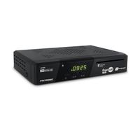 METRONIC 441680 Décodeur Fransat 4K UHD HDR10 Satellite, Réception TNT Gratuit, Son Dolby Atmos, Port USB Double Power, Carte Fransat Incluse, Pause et Lecture TV (Time Shift)
