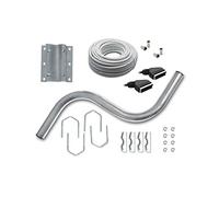 Métronic 450371 FX 1 Support antenne bras en S + 2 fiches F, 1 péritel, 20m de câble