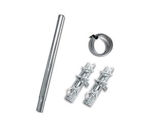 Metronic 450372 Kit de fixation FX 2: Support antenne cheminee+mat 60cm+feuillard acier+cerclage