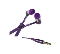 Metronic 471001 Ecouteurs Zip avec Micro. Violet