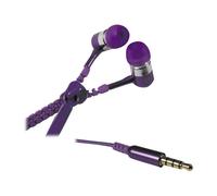 Metronic 471001 Ecouteurs Zip avec Micro. Violet