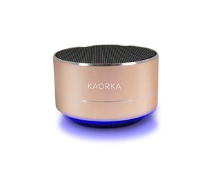 Metronic 474051 Kaorka Enceinte Bluetooth avec lumière LED Rose