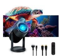 METRONIC 475350 Vidéoprojecteur Portable WiFi Bluetooth Android Haut-Parleur Intégrés - Mini Projecteur Puissant jusqu'à 5m - Noir