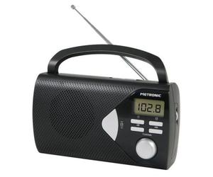 Metronic 477205 Radio portable Numérique Noir