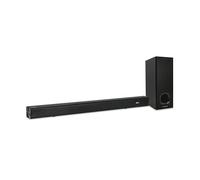 Metronic 477592 Barre de Son Bluetooth avec Caisson Basses Filaire, Télécommande, kit Montage Mural au Design Elégant et Compact