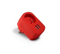 Metronic 495088 Chargeur 2XUSB Rouge