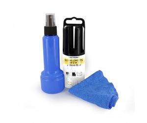 METRONIC 495153 Kit de Nettoyage en Spray 150 ml pour tous types d'écrans 2 en 1 avec Serviette Microfibre