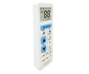 METRONIC 495348 Télécommande Climatiseur Universelle, Controle Votre Clim Compatible Plus de 100 Marques (LG, Toshiba, Haier, Sharp, Samsung, Sanyo, Fujitsu) - Blanc