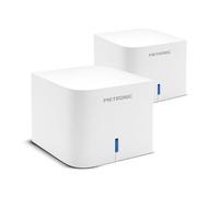 METRONIC 495470 Système Mesh WiFi 5 Couverture jusqu'à 325 m² de Portée Réseau dans Votre Maison- Fonction Routeur et Point d'Accès (Pack de 2) - Blanc