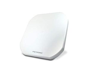 Metronic 498147 Parabole Satellite Plate 2 Sorties LNB Blanc