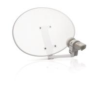 Metronic 498155 antenne satellites 0,7 - 12,75 GHz Blanc