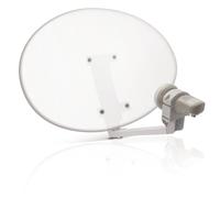 Metronic 498155 antenne satellites 0,7 - 12,75 GHz Blanc