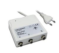 Amplificateur d'intérieur FM/VHF/UHF à réglage de gain 30 dB avec filtre 4G - blanc