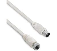 Câble TV satellite coaxial F/9 52 mm mâle/mâle 2 m