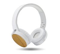 metronic Casque Audio sans Fil Bluetooth léger, Ajustable et Pliable Bambou