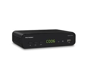 Metronic Décodeur TNT HD pour TV - HDMI, Péritel Démodulateur, Récepteur, Adaptateur, Tuner pour Antenne TNT - Enregistreur Via USB - 441658