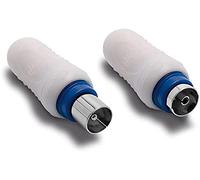 METRONIC Fiche TV (lot de 2) blindée 9,52 mm mâle + fem. 0,051 m 338105